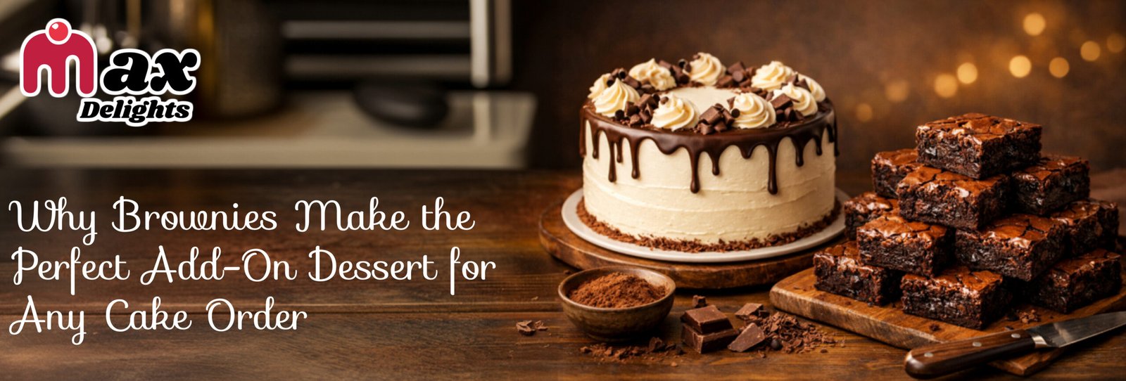 Why Brownies Make the Perfect Add-On Dessert for Any Cake Order