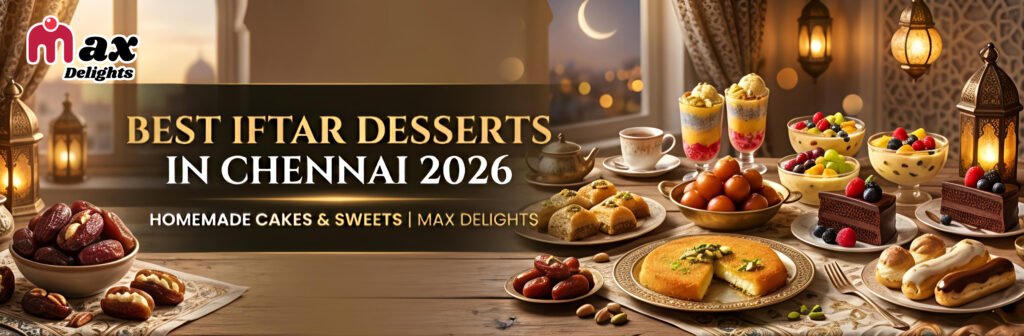 Best Iftar Desserts in Chennai – Homemade Cakes, Jar Cakes & Brownies